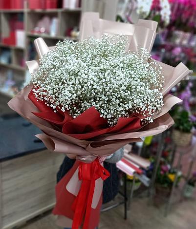 Букет цветов из: Гипсофила в Глухово