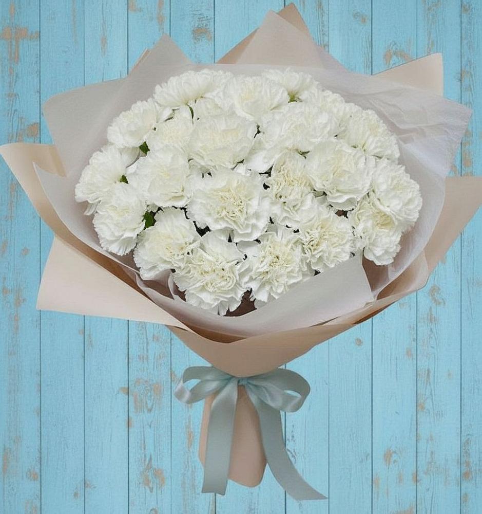 Букет цветов из: Гвоздики в Глухово