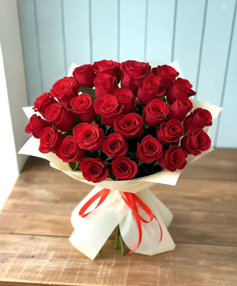 Букет 29 Красных роз в Глухово