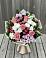 Букет цветов из: Альстромерии, Гвоздики, Розы и Хризантемы в Глухово