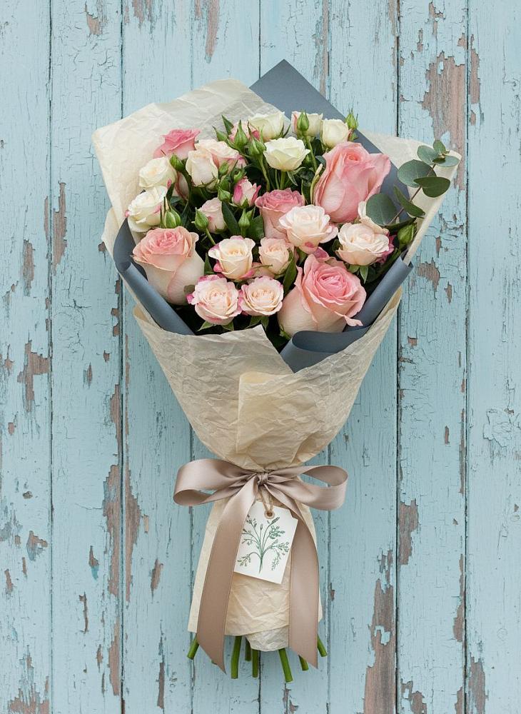 Букет цветов из: Розы в Глухово