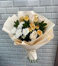 Букет цветов из:  Розы и Хризантемы в Глухово