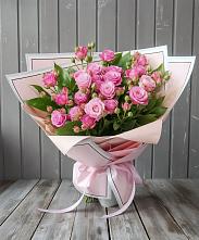 Букет Розовый кустик в Глухово
