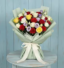 Букет цветов из:  Розы в Глухово