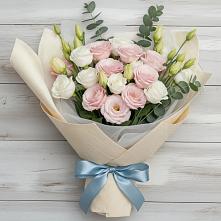 Букет цветов из:  Лизиантусы в Глухово