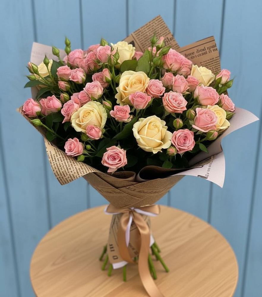 Букет цветов из: Розы в Глухово