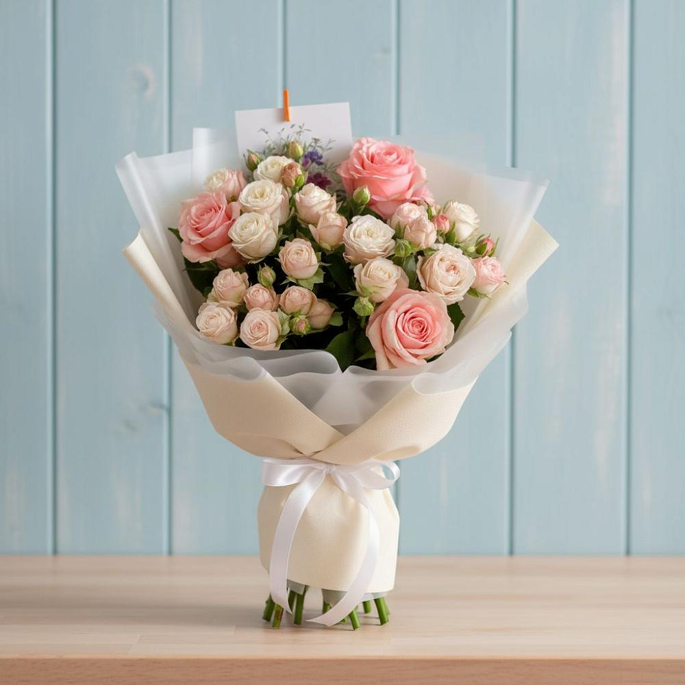 Букет цветов из: Розы в Глухово