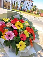 Букет цветов из:  Герберы #REPLACE_PRED# Глухово
