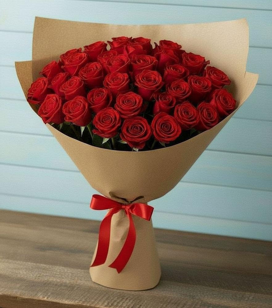 Букет Красные розы Милано в Глухово
