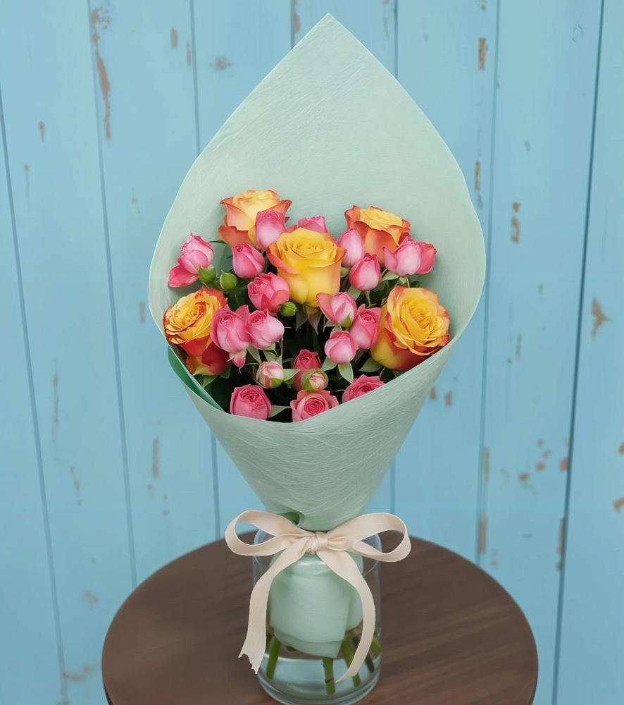 Букет цветов из: Розы в Глухово