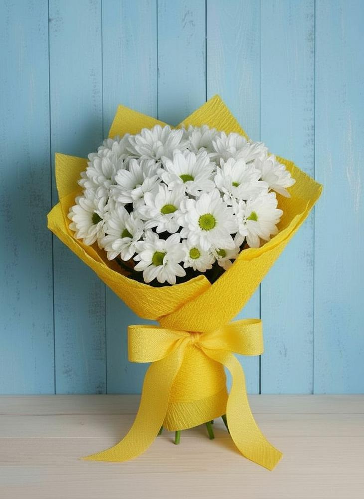 Букет цветов из: Хризантемы в Глухово