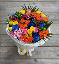 Букет цветов из:  Розы и Хризантемы #REPLACE_PRED# Глухово