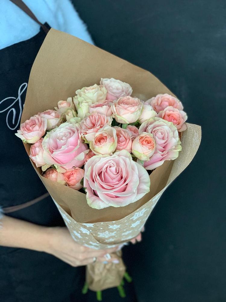 Букет цветов из: Хризантемы и Розы в Глухово