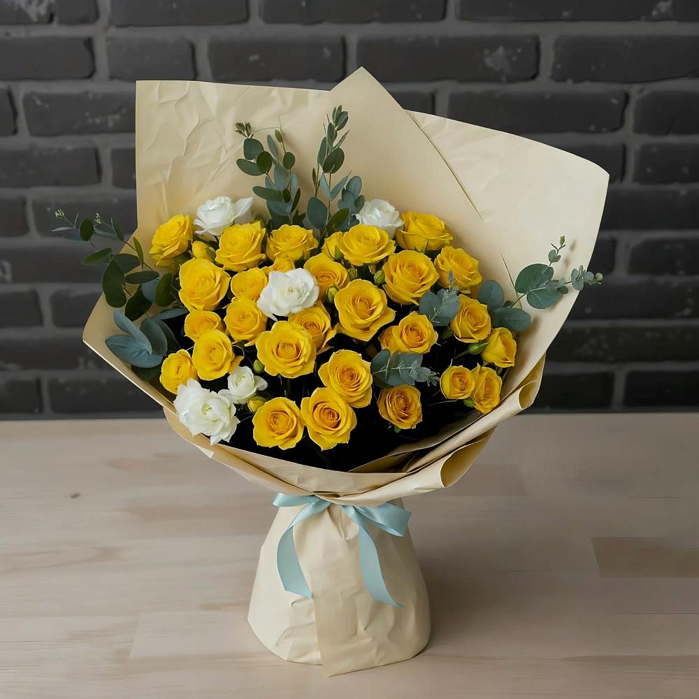 Букет цветов из: Розы в Глухово