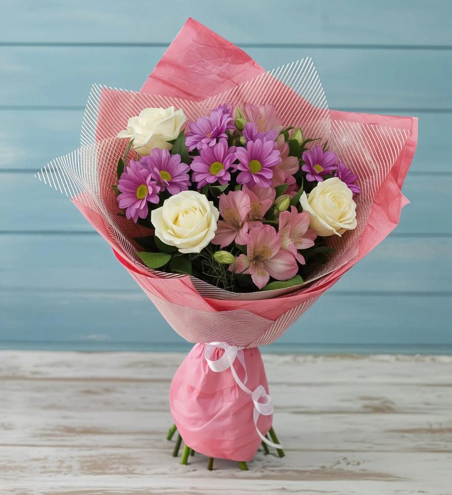 Букет цветов из: Герберы в Глухово