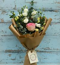 Букет цветов из:  Розы и Лизиантусы в Глухово