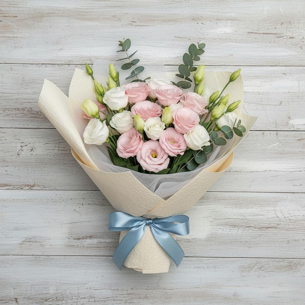 Букет цветов из: Лизиантусы в Глухово