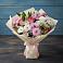 Букет цветов из: Хризантемы, Альстромерии и Розы в Глухово